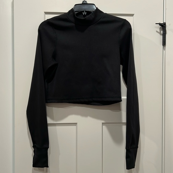 Thumbs Up Heavyweight Mock Neck T-Shirt - Picture 1 of 5